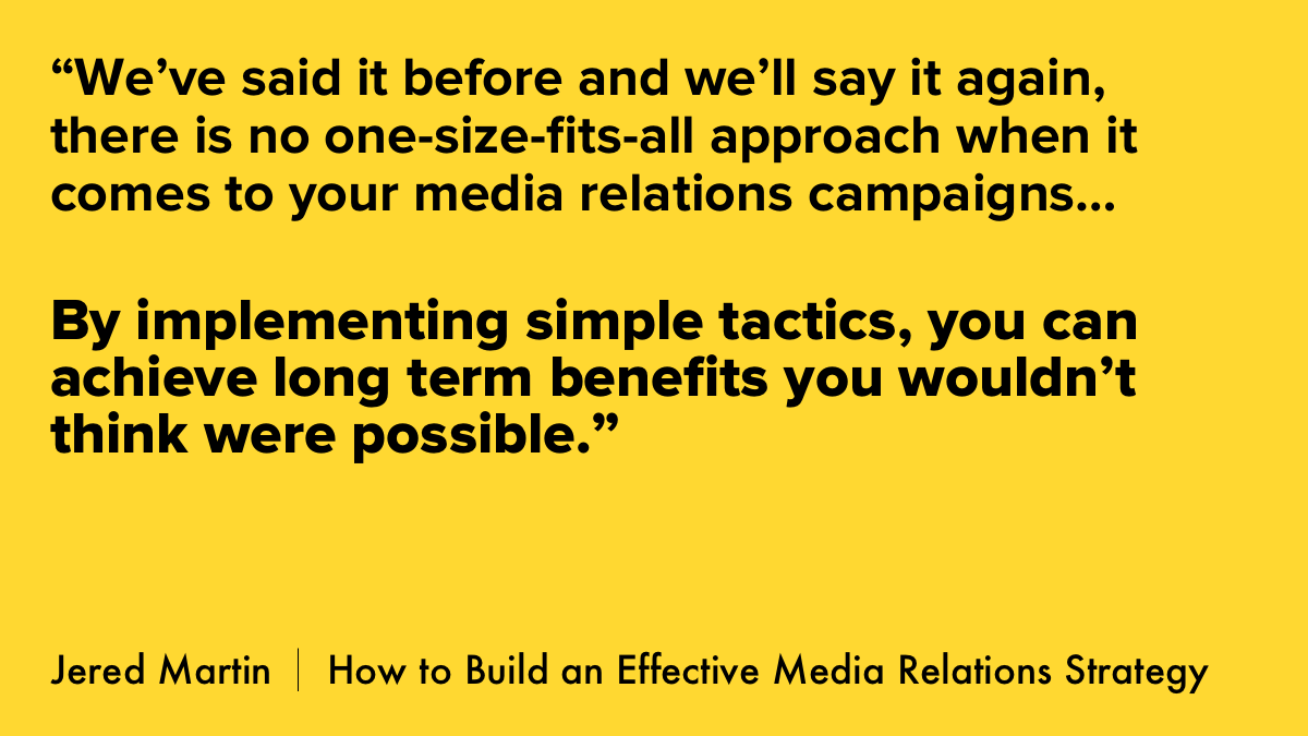 How to Build an Effective Media Relations Strategy