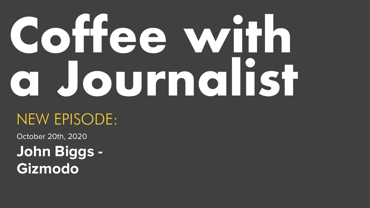 Coffee with a Journalist: John Biggs, Gizmodo