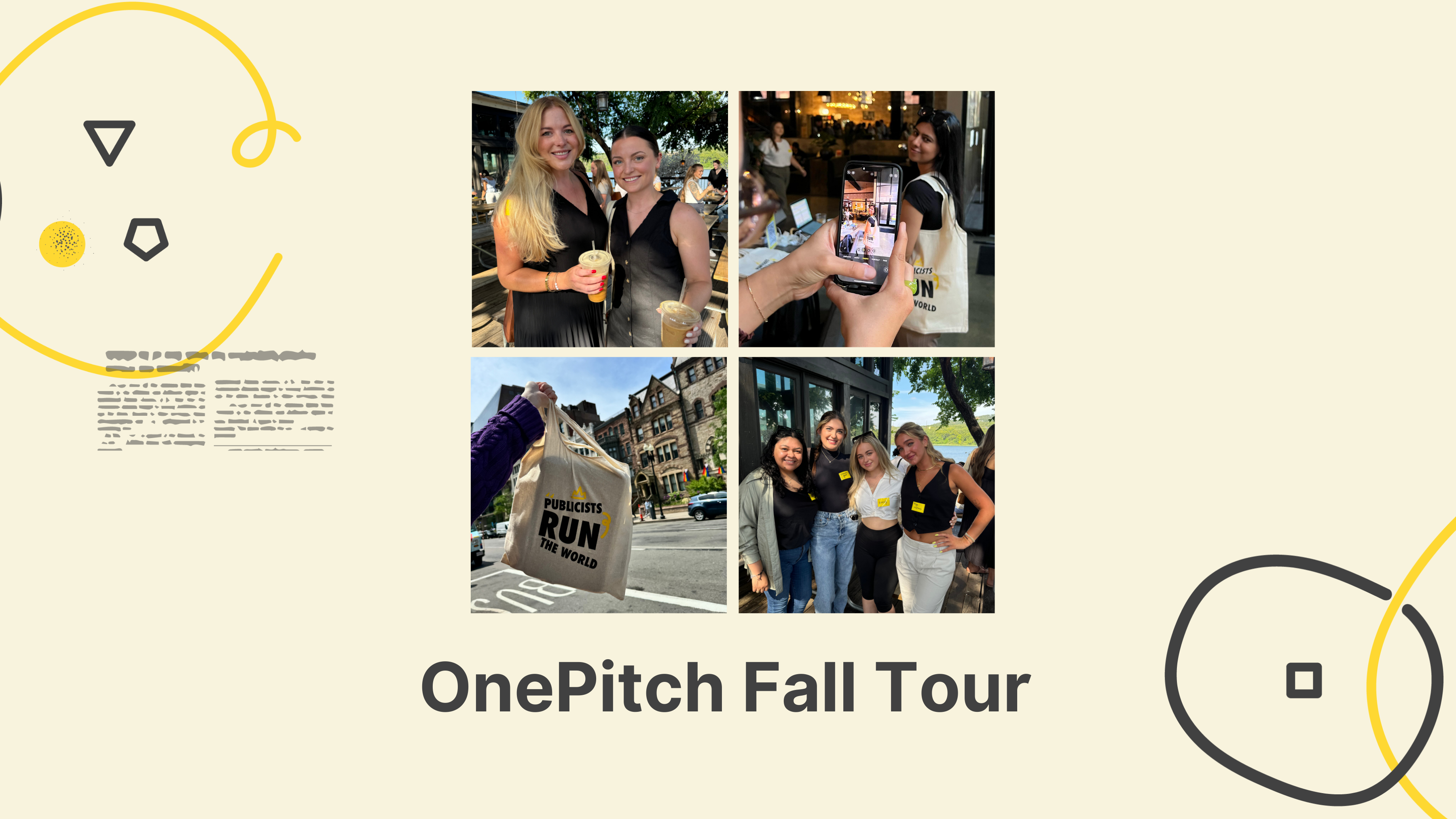 OnePitch Fall Tour is Here